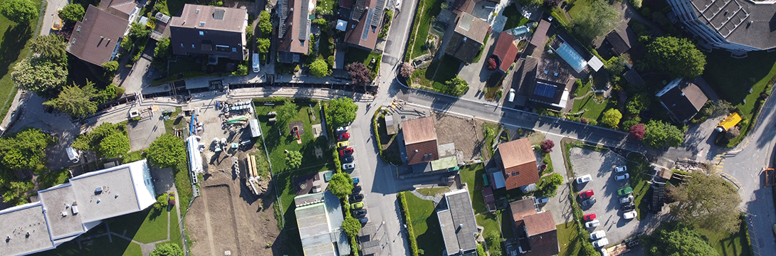 Lyss, Sanierung/Neubau Werkleitungen und Strassenbau Stegmattweg und Schönau